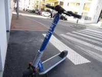trottinette en stationnement gênant